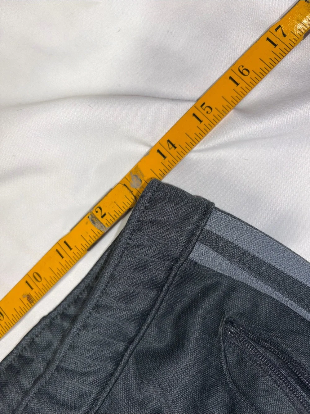 adidas Black Track Pants with Gray Stripes